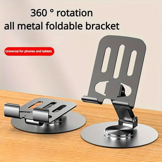 360° Adjustable Anti-Slip Metal Phone & Tablet Holder